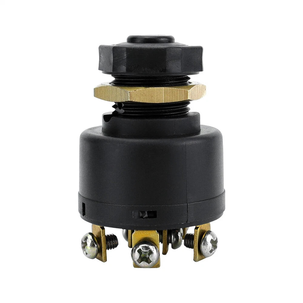 3 Position Ignition Start Switch with 6 Terminals for Boats