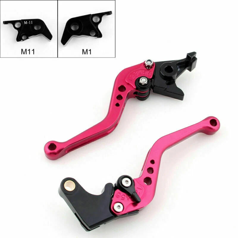 Short Brake Clutch Levers for BMW HP2 Sport (2008–2011) Red T9