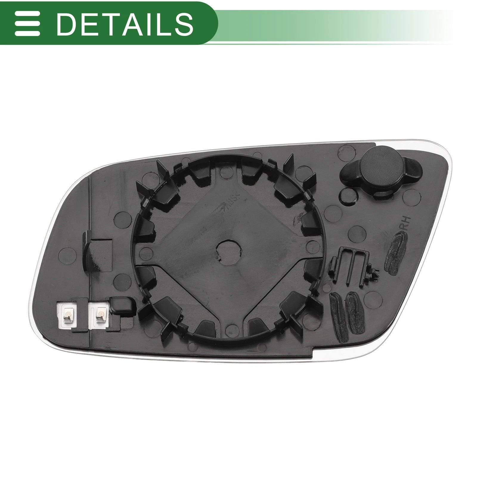 Heated Right Side Mirror Glass Replacement for Audi A6 (1997–2005)