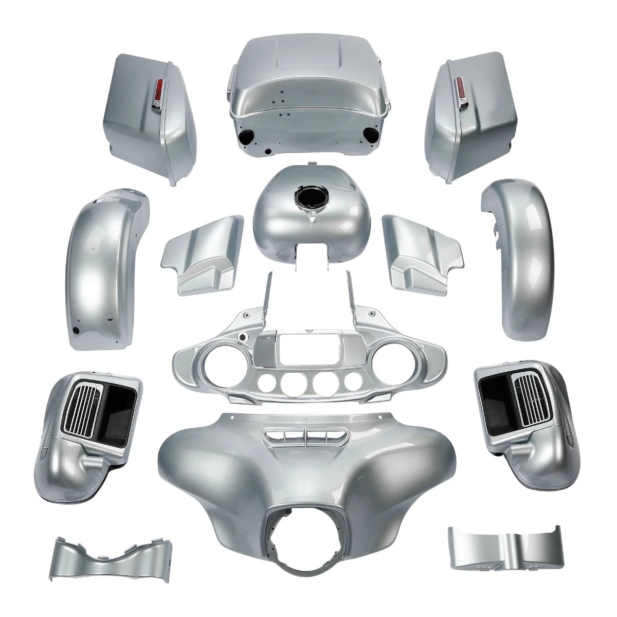 Fairings Bodywork Kit for Harley Ultra Limited (2014–2024) Barracuda Silver