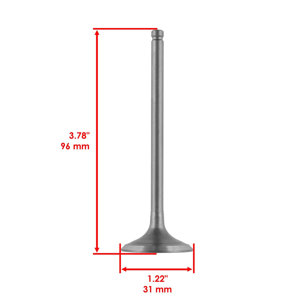 2x Exhaust Valve Kit Replacement for Honda Pioneer 1000 2016–2022