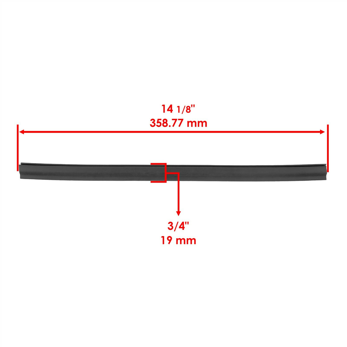 Rear Fender Side Molding Covers Replacement for Yamaha GTS1000A (1993–1994)