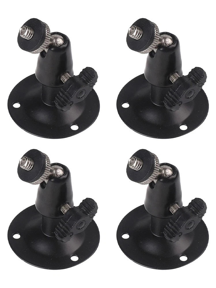 Set of 4 CCTV Camera Wall Brackets with Middle Pucker Design