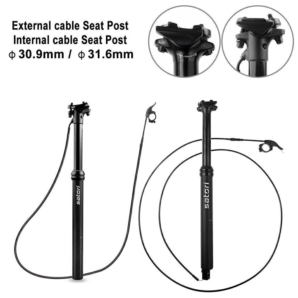 Dropper Seat Post for Satori Sorata Pro MTB (Internal/External Cable Routing)