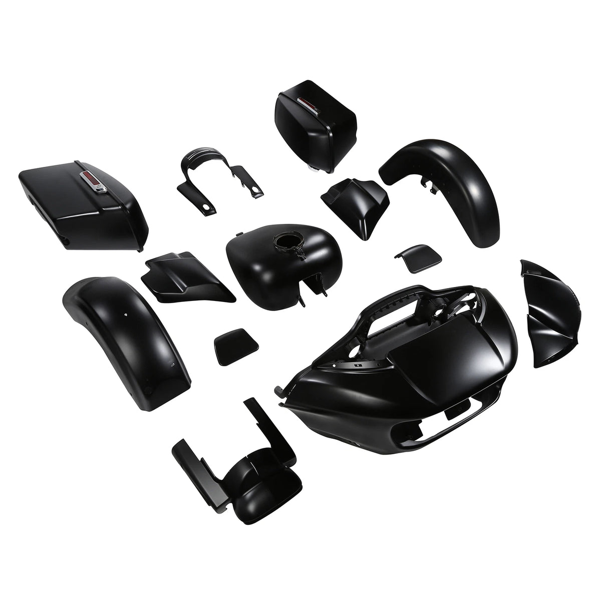 Fairings Bodywork Kit for Harley Touring Road Glide FLTRX (2015–2023) Black Denim
