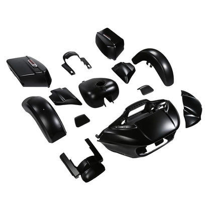 Fairings Bodywork Kit for Harley Touring Road Glide FLTRX (2015–2023) Black Denim