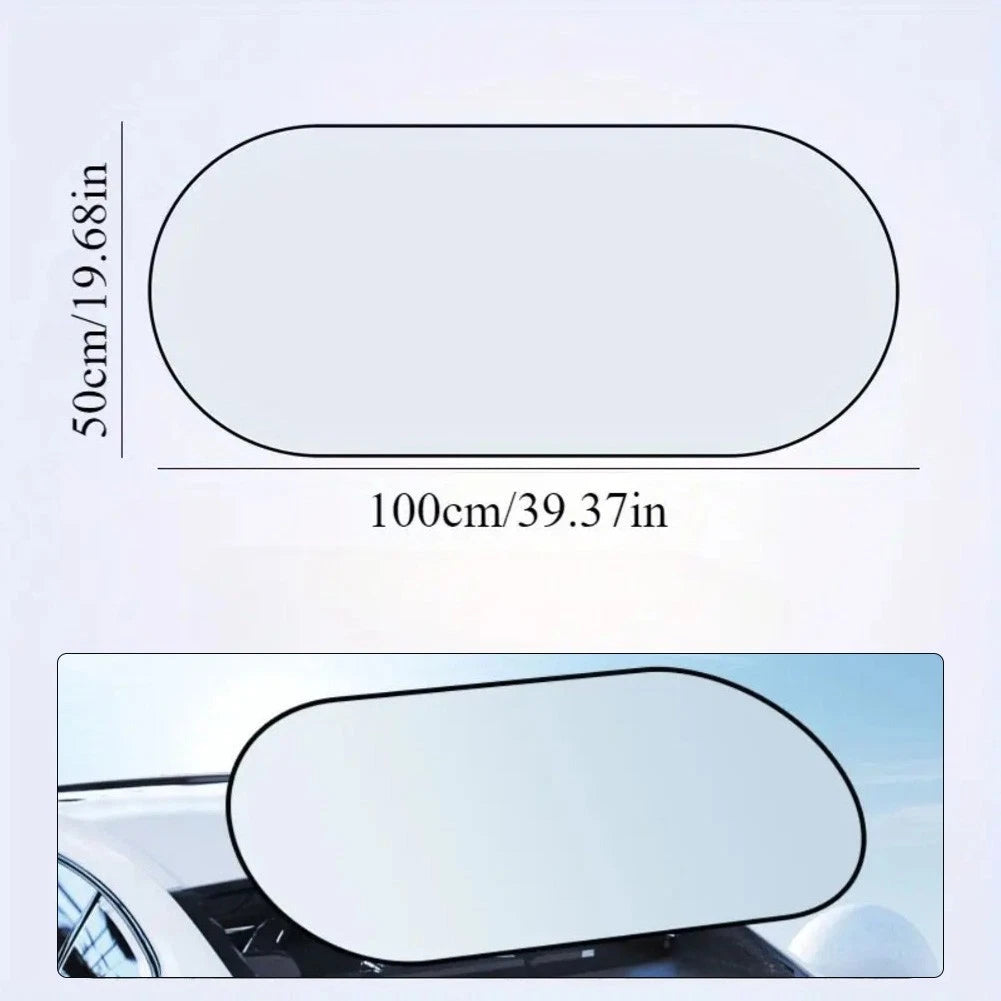 Rear Window Visor for Car (UV Protection, Foldable, Suction Cups)