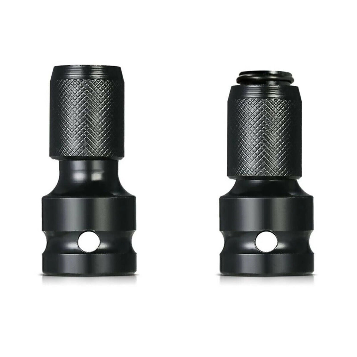 2Pcs Quick Release 1/2" Square to 1/4" Hex Socket for Impact Wrench