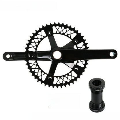 49T Fixed Gear Crankset 144BCD 170mm Hollow 6061 Aluminum