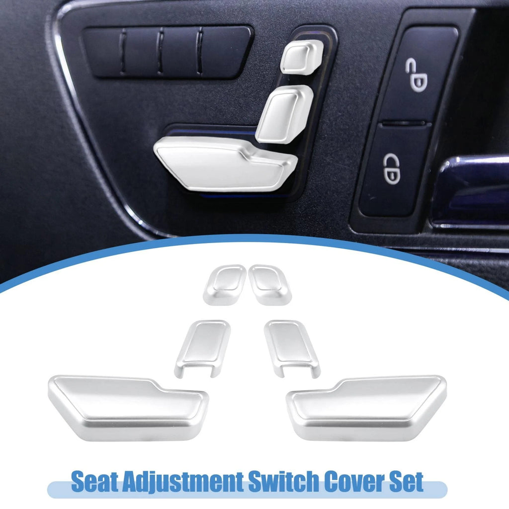 Seat Adjustment Switch Cover Set 6 In 1 for Mercedes Benz GLK (2010–2015)