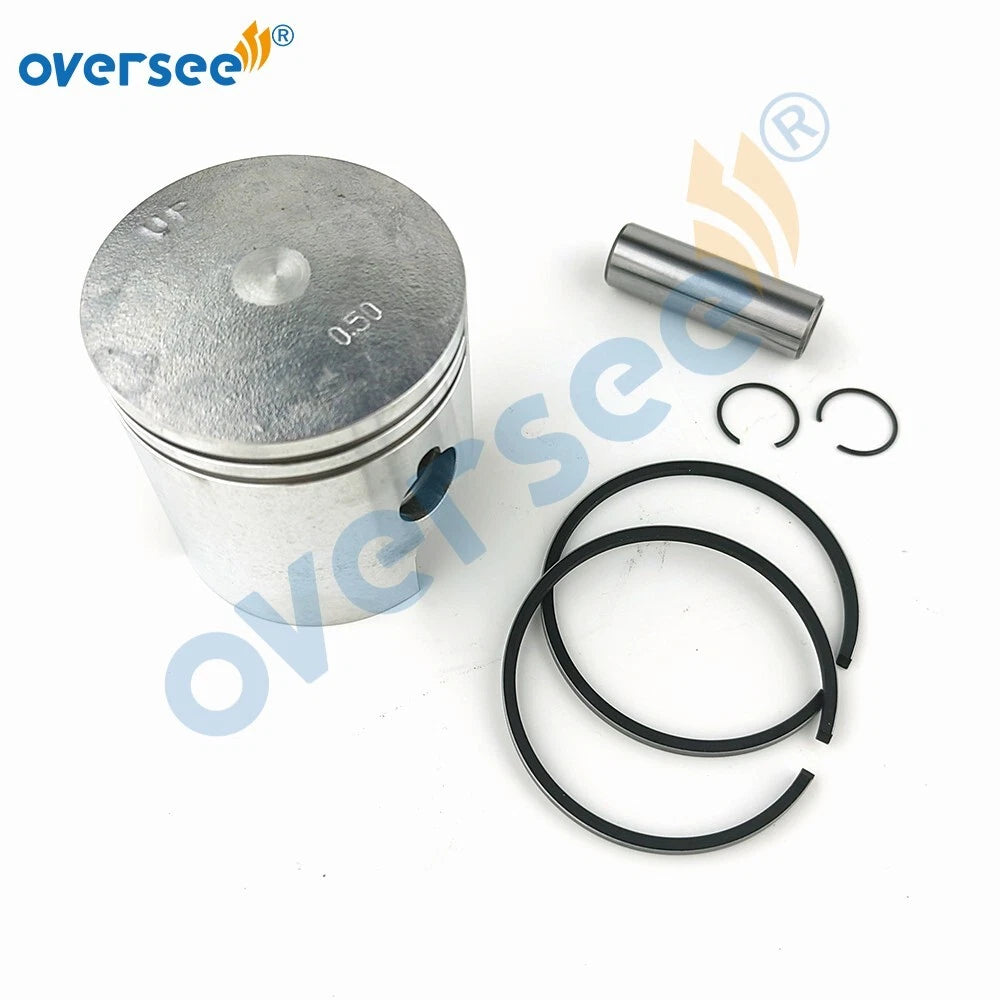 Piston Set (0.5MM O/S) + 351-00014-1 for Tohatsu 9.9HP 15HP Outboard