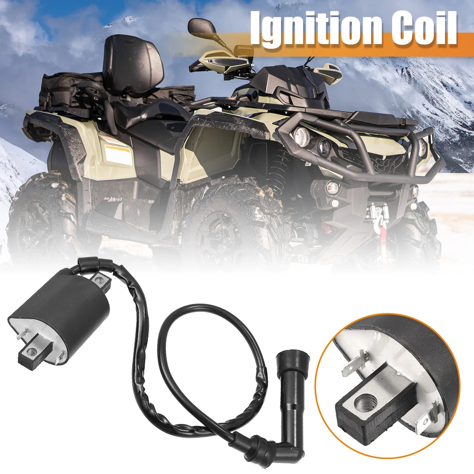 Ignition Coil for Yamaha Vstar 650 XVS650 Custom Classic XVS650AT (1998–2011)