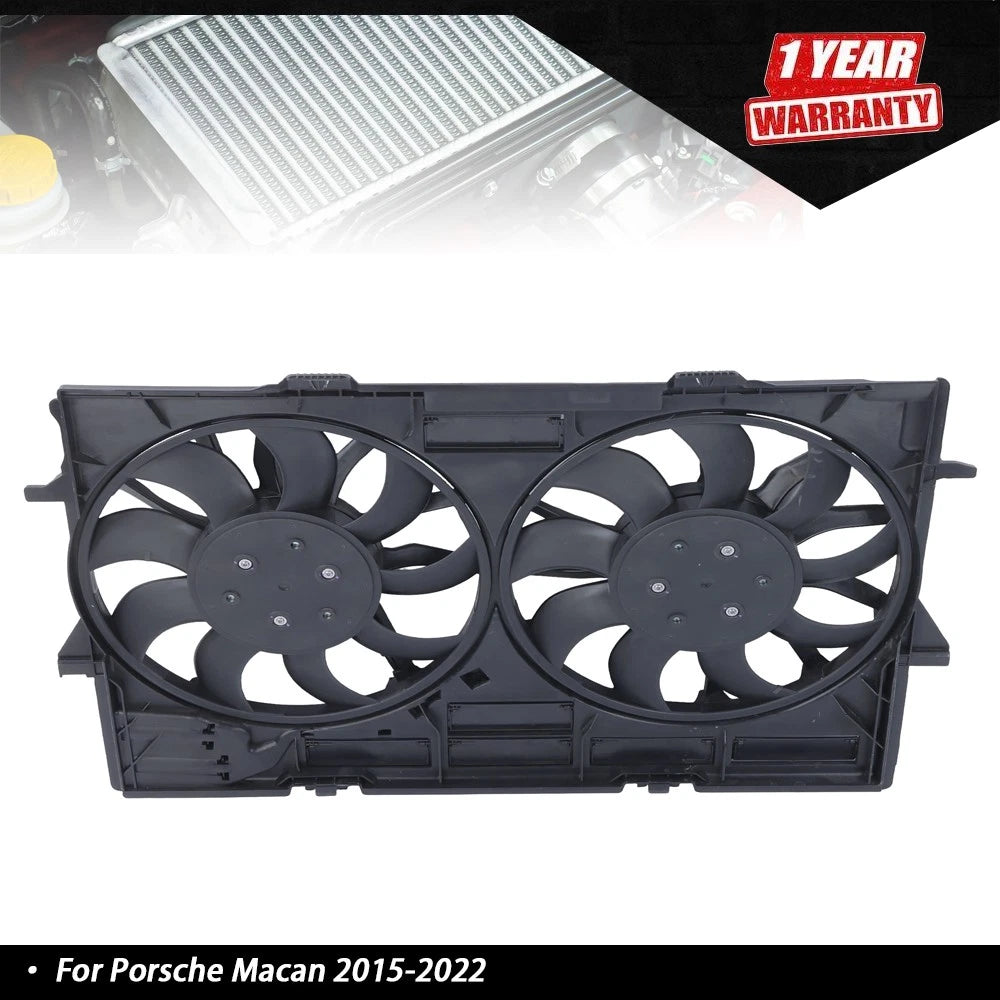 Radiator Cooling Fan Assembly for Porsche Macan (2015–2022) 95B121003