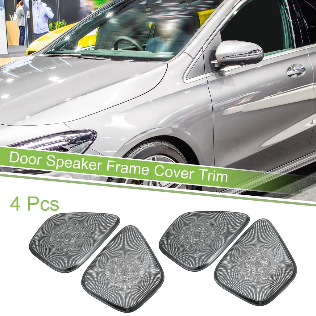 4pcs Front Rear Door Speaker Frame Cover Trim Replacement for Mercedes A B (2013–2025)