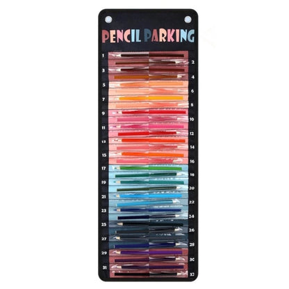 32 Pocket Wall Mounted Pencil Storage System for Teachers and Art Educators