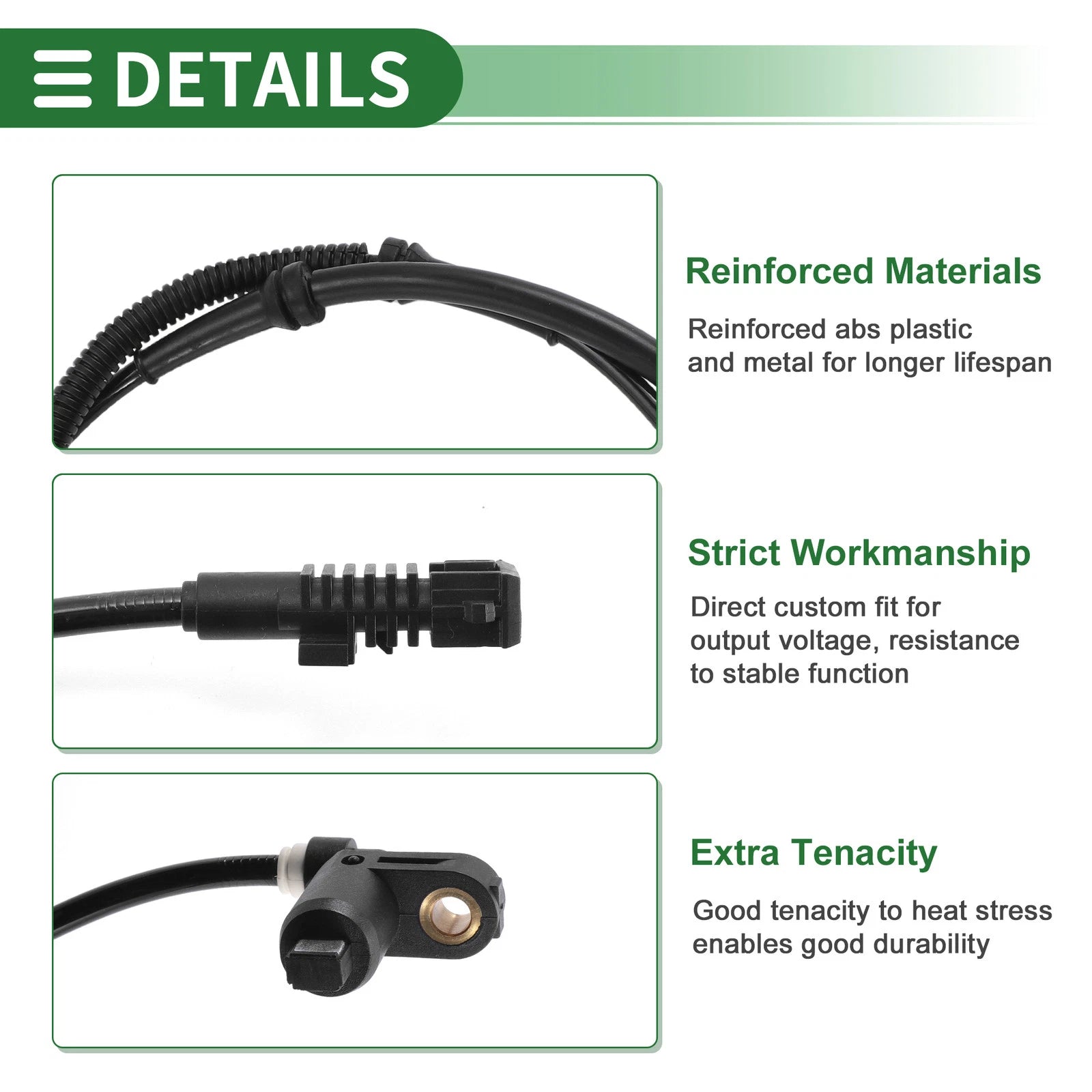 ABS Wheel Speed Sensor No. 454573 for Citroen Xantia (1993–2001)