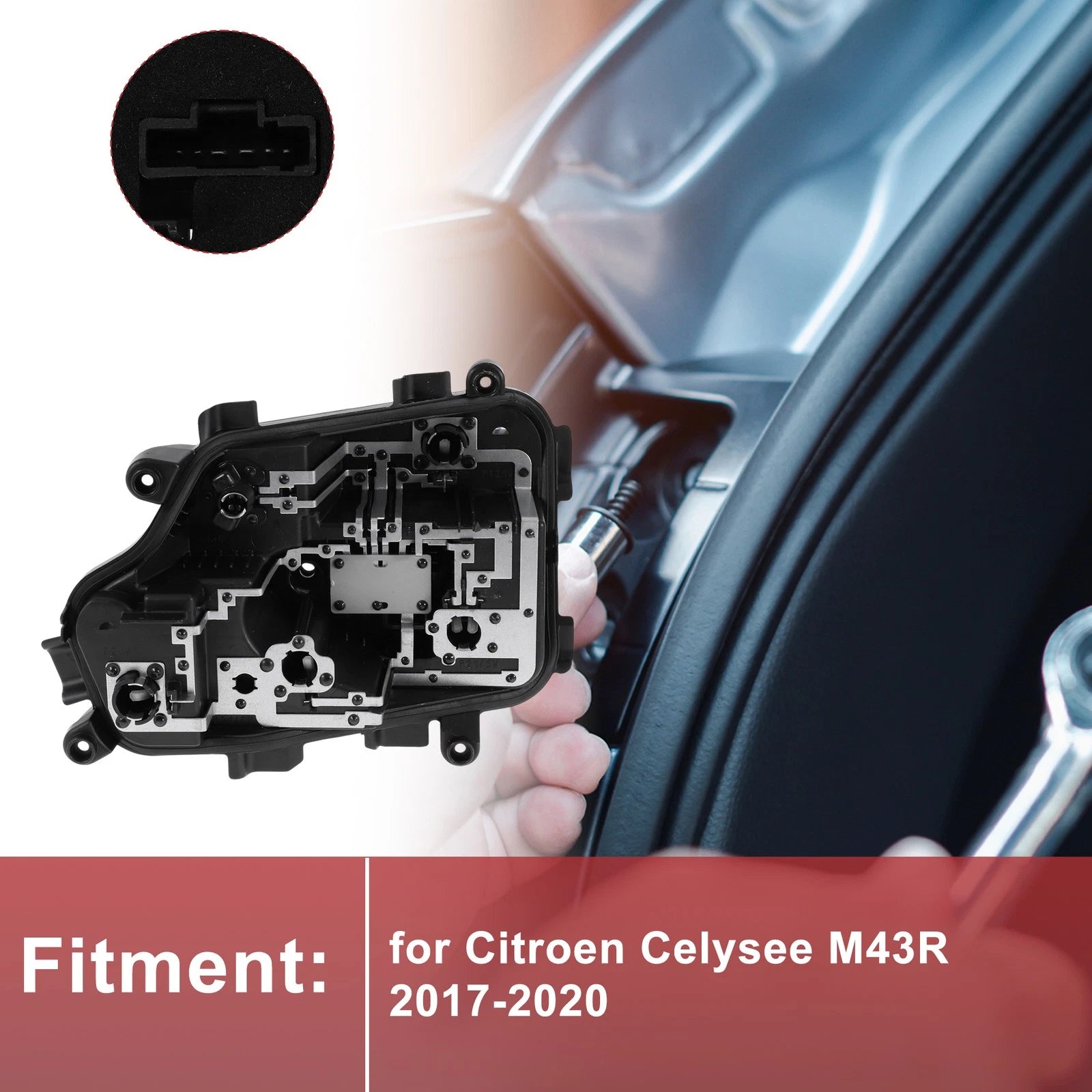 1 Pc Right Tail Light Socket for Citroen Celysee M43R (2017–2020)