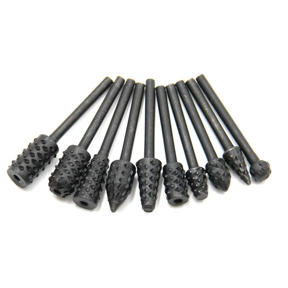 Rotary File 3mm Shank for 1/8" Tools (45# Carbon Steel)