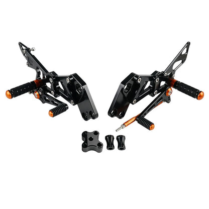 Adjustable Rearsets Foot Pegs for KTM RC 390 (2014–2021)