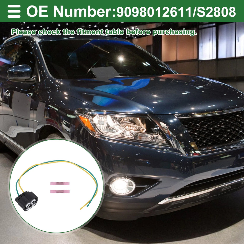 2 Pin Sensor Wiring Harness Replacement for Lexus CT200h (2011–2017)