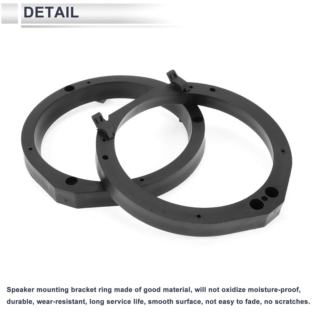 Tweeter Speaker Spacer Adapter Ring for Toyota 6.5 Inch (2PCS) (2005–2015)