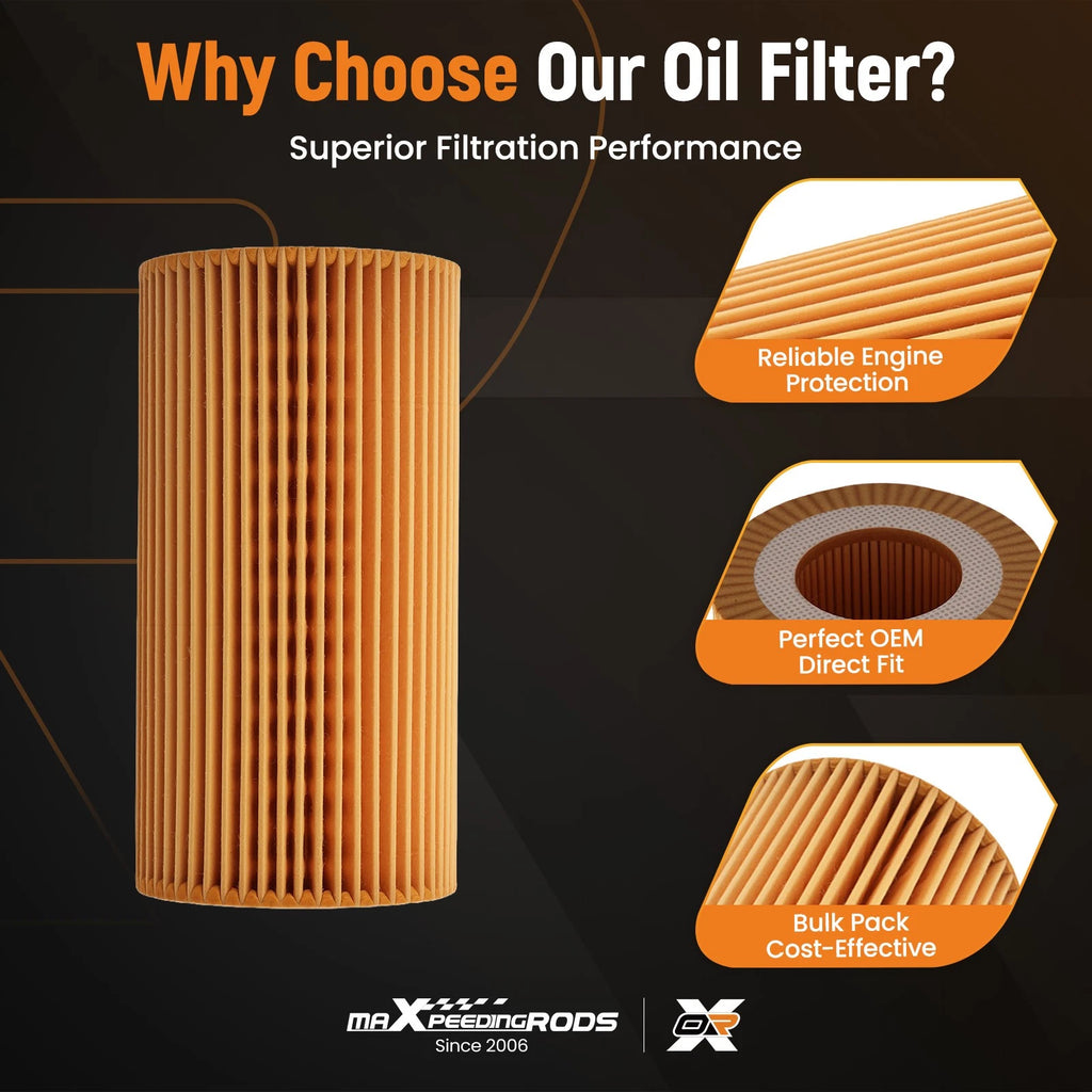 Engine Filter Set 57186 for Volvo S60 V60 XC60 XC70 (2012–2016)