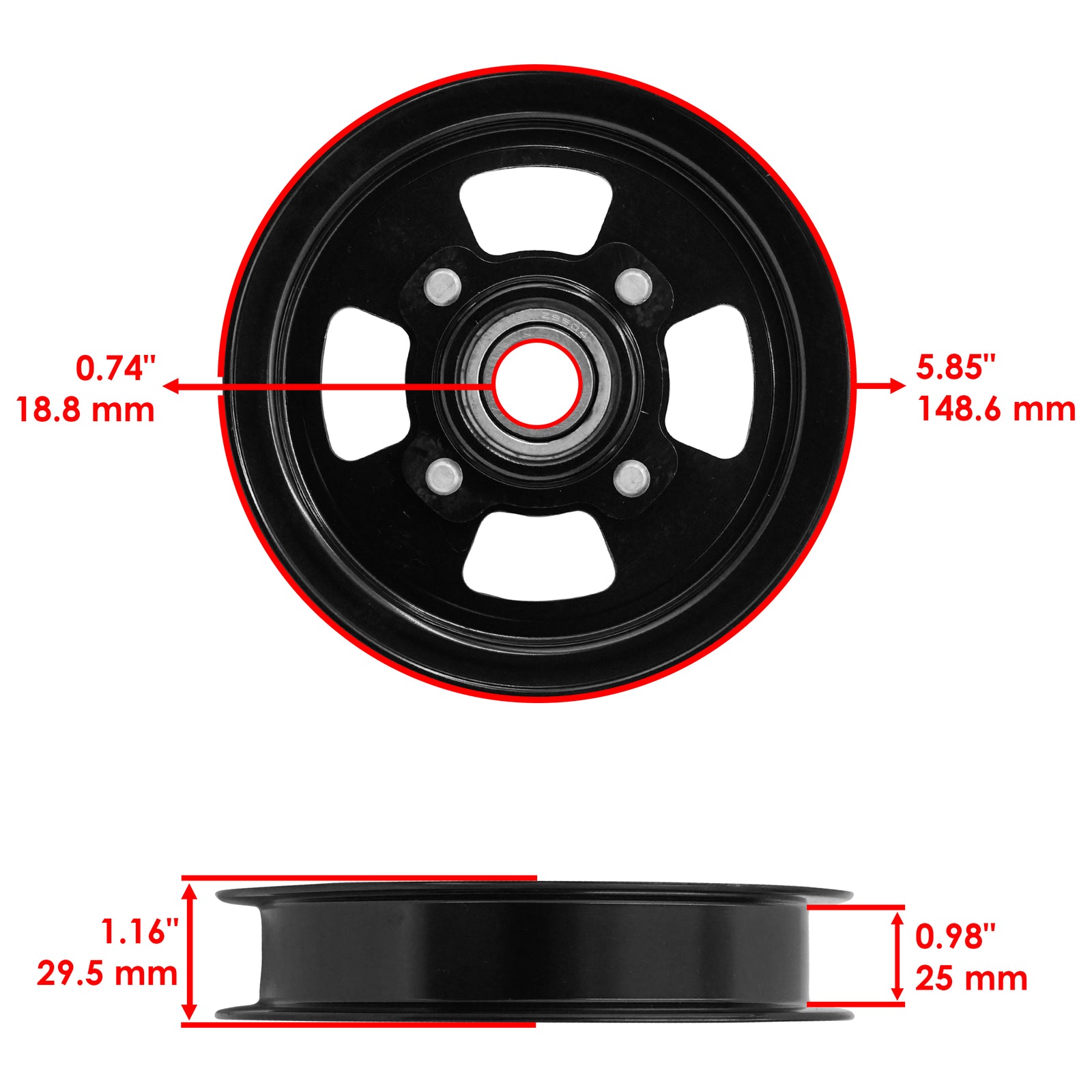 Deck Idler Pulley Replacement for John Deere Z910 Z920 ZTrak Pro (2013–2019)