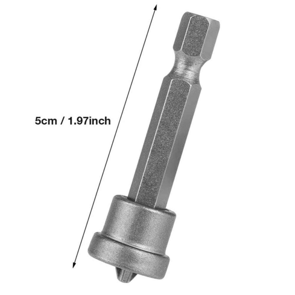 10PCS Depth Stop Plaster Screws PH2 Hex Shank 25+50mm for