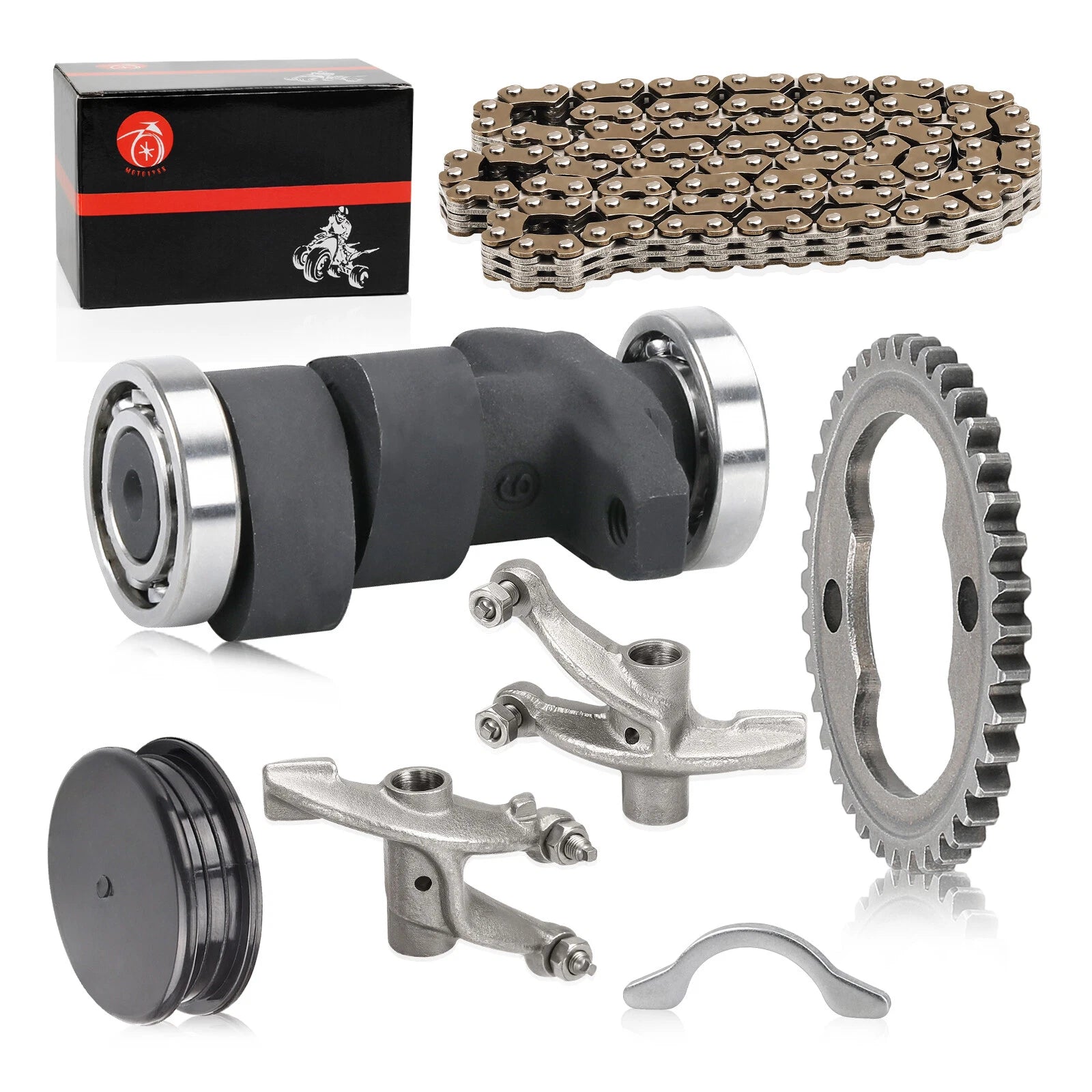 Camshaft & Rocker Arm & Timing Gear for Honda FourTrax 250 TRX250X (1987–1992)