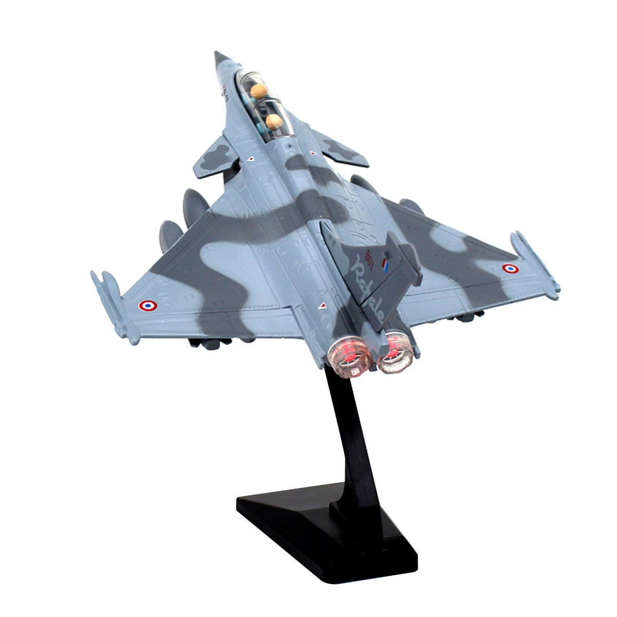 1/100 Air Force Rafale B Camouflage Alloy Model with Stand