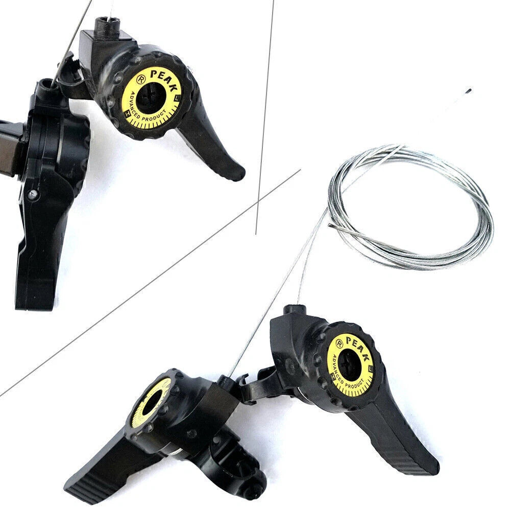 Universal Bicycle Shift Lever with Cable for Mountain Bike (15/18/21 Speed)