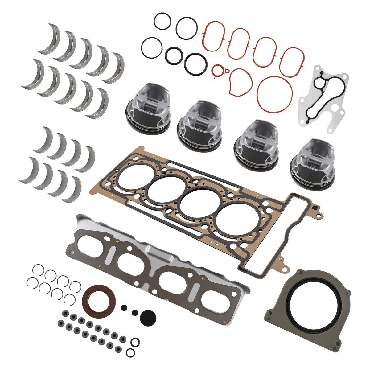 Engine Overhaul Rebuild Kit for Mercedes-Benz E200 E250 W212 W213 (2010–2021)
