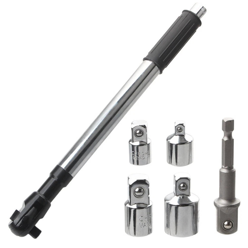 72-Tooth Extended Ratchet Mechanism for Ergonomic Grip