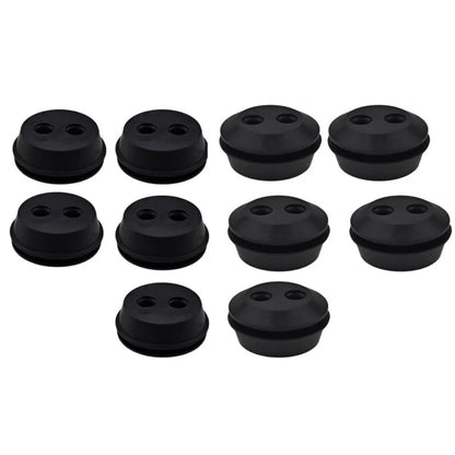 10pcs 21.5mm 2 Hole Rubber Grommet for Trimmer Fuel Tank (Fits )