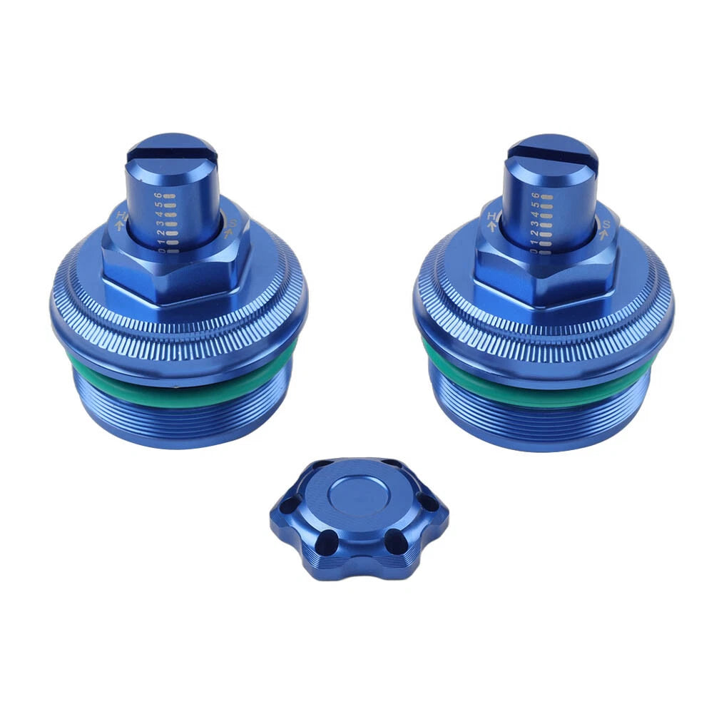 Preload Adjuster Fork Bolt Cap Screw Blue for Yamaha YZF-R3 MT-03 (2019–2023)