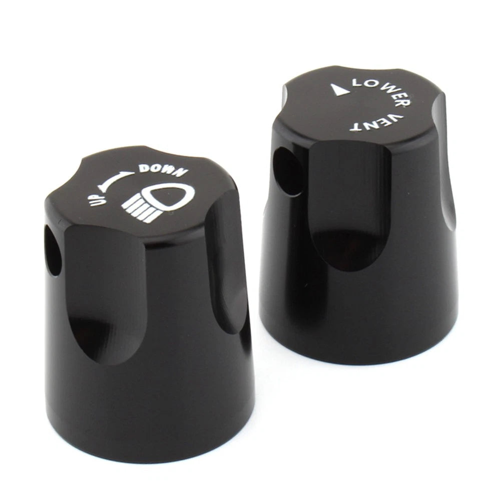 Headlight Up/Down Adjustment Knob for Honda GL1500 Goldwing (1988–2000) Black