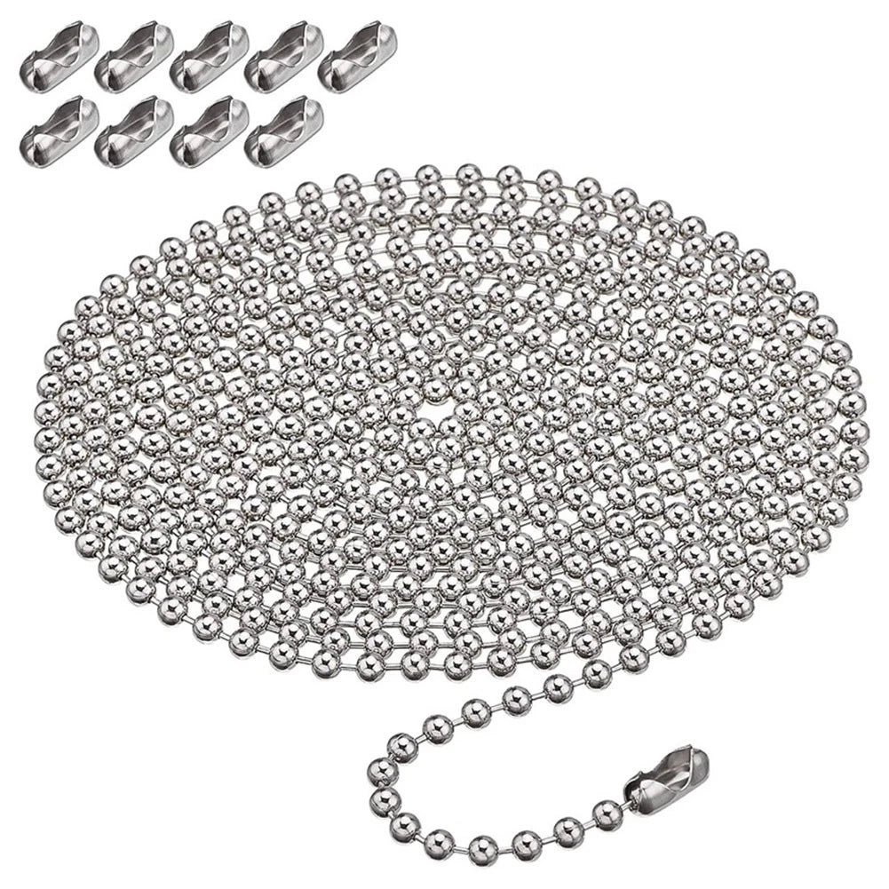 Set of 4 Metal Chain Bead Connectors for Crafters
