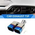 Dual Exhaust Tip Curved 2.4 in Inlet Replacement for Toyota Alphard (2008–2015)