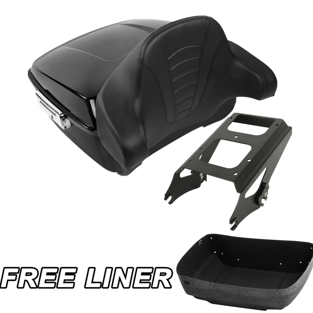 Trunk Backrest Pad for Harley Touring Road Glide (2009–2013)