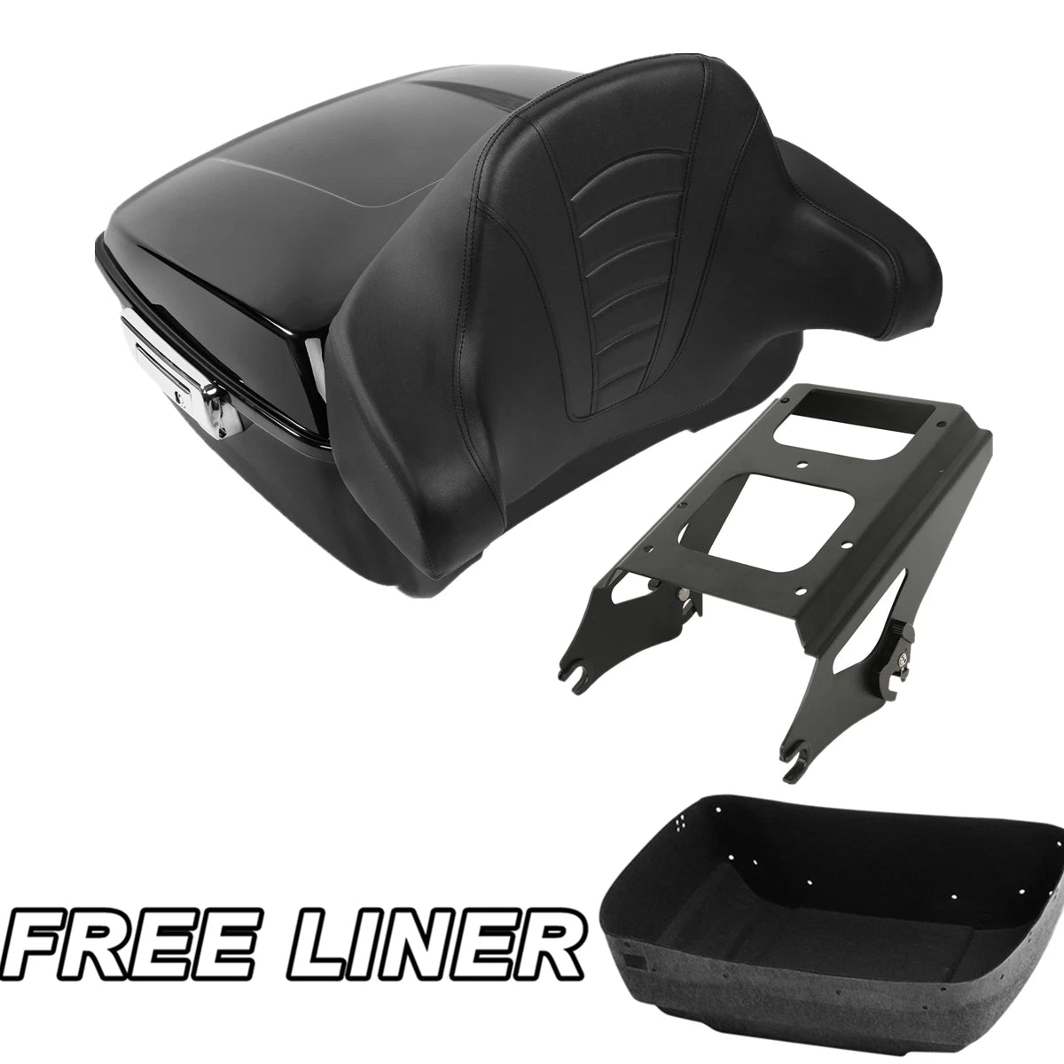 Trunk Backrest Pad for Harley Touring Road Glide (2009–2013)