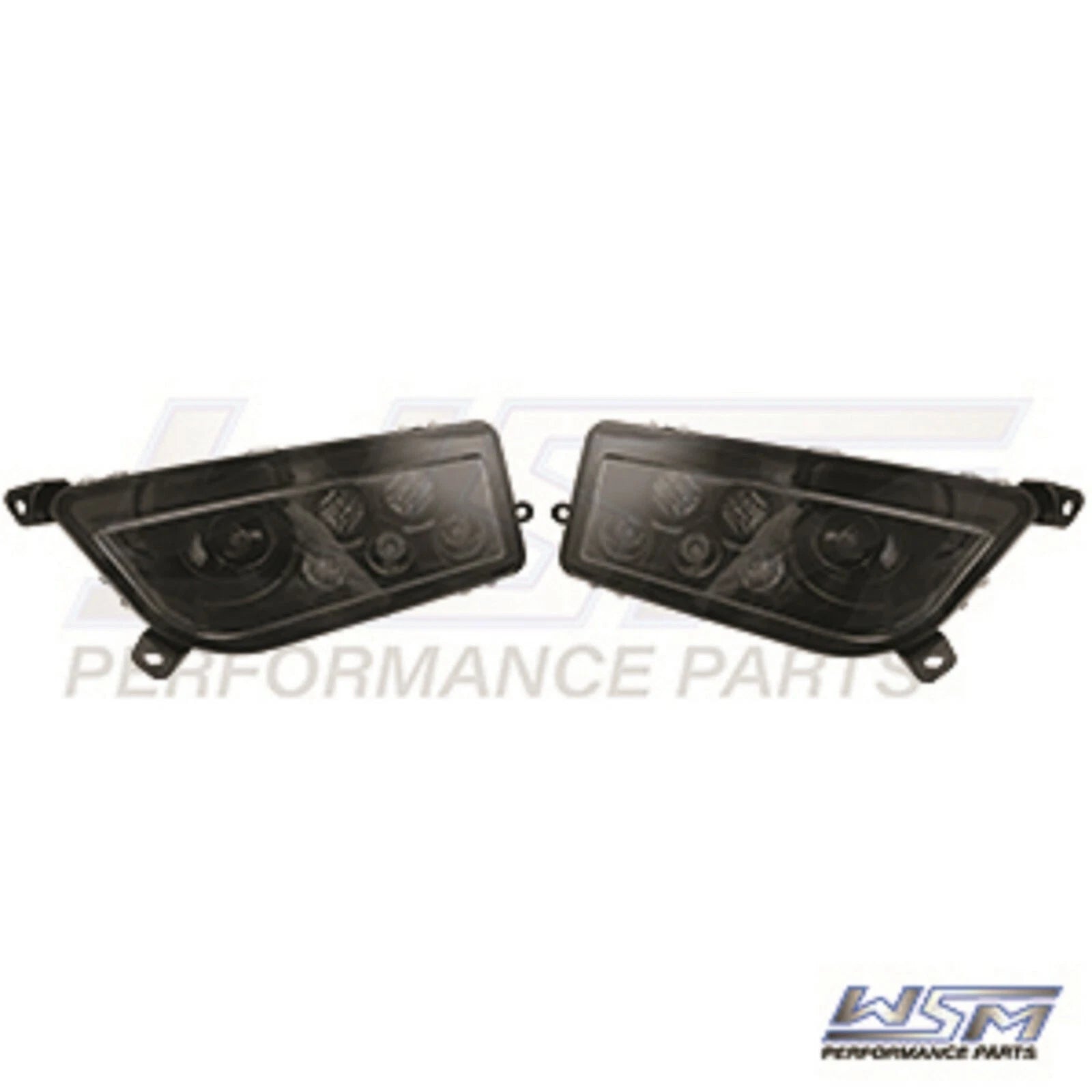 LED Headlights for Polaris 1000 RZR (Smoked Lenses, Pair) - 020-351-00
