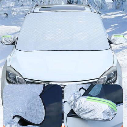 Windshield Side Mirror Cover for Universal Fit (59.05"x43.3")