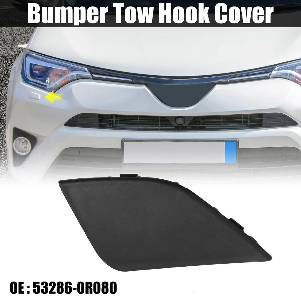 Left Front Bumper Tow Hook Cover Replacement for Toyota RAV4 (2016–2018)