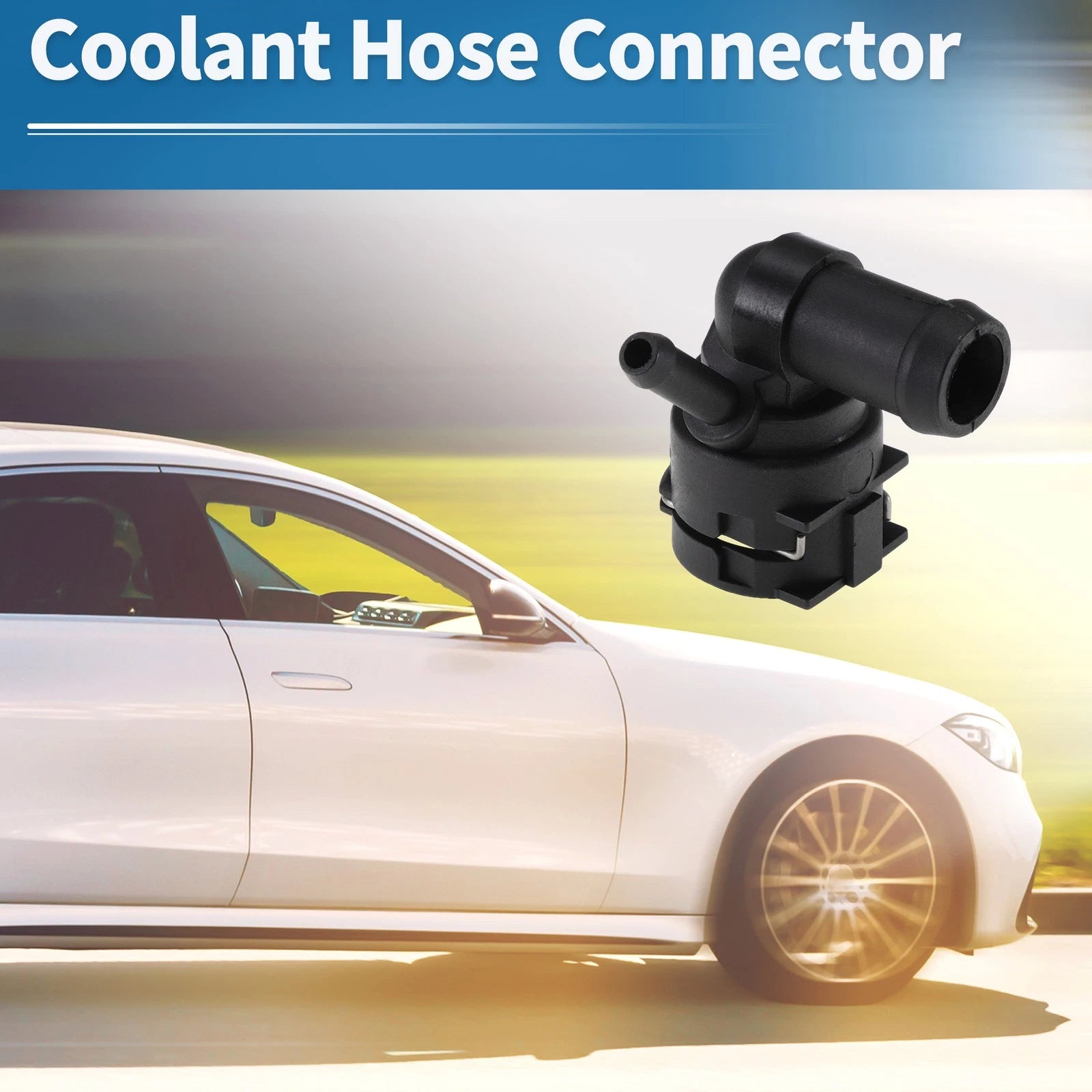 Engine Coolant Hose Connector for Audi A3 Sportback (2016–2018) Plastic