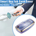 3 Button TPU Key Fob Cover Case Replacement for Ford Explorer (2016–2023)