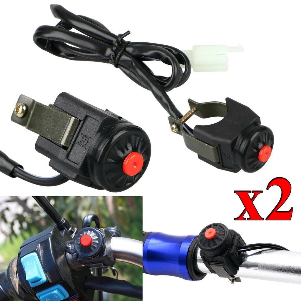 2X Kill Switch Push Button Horn for KTM Dirt Bike ATV