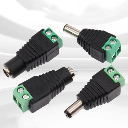 5 Pairs 5.5mm x 2.1mm DC Power Connector Jack Plug for 12V 24V Systems