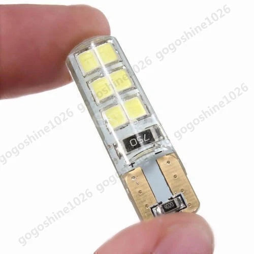 2X T10 W5W 12SMD 2835 LED Bulbs for