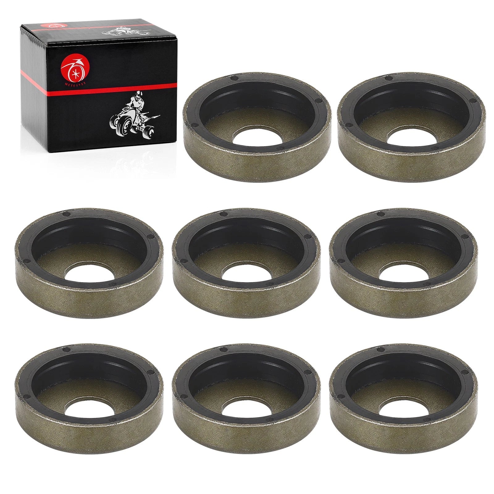 8pcs Front Arm Bushing Cap for Polaris Outlaw 50 90 110 RZR 170 Sportsman 90 110
