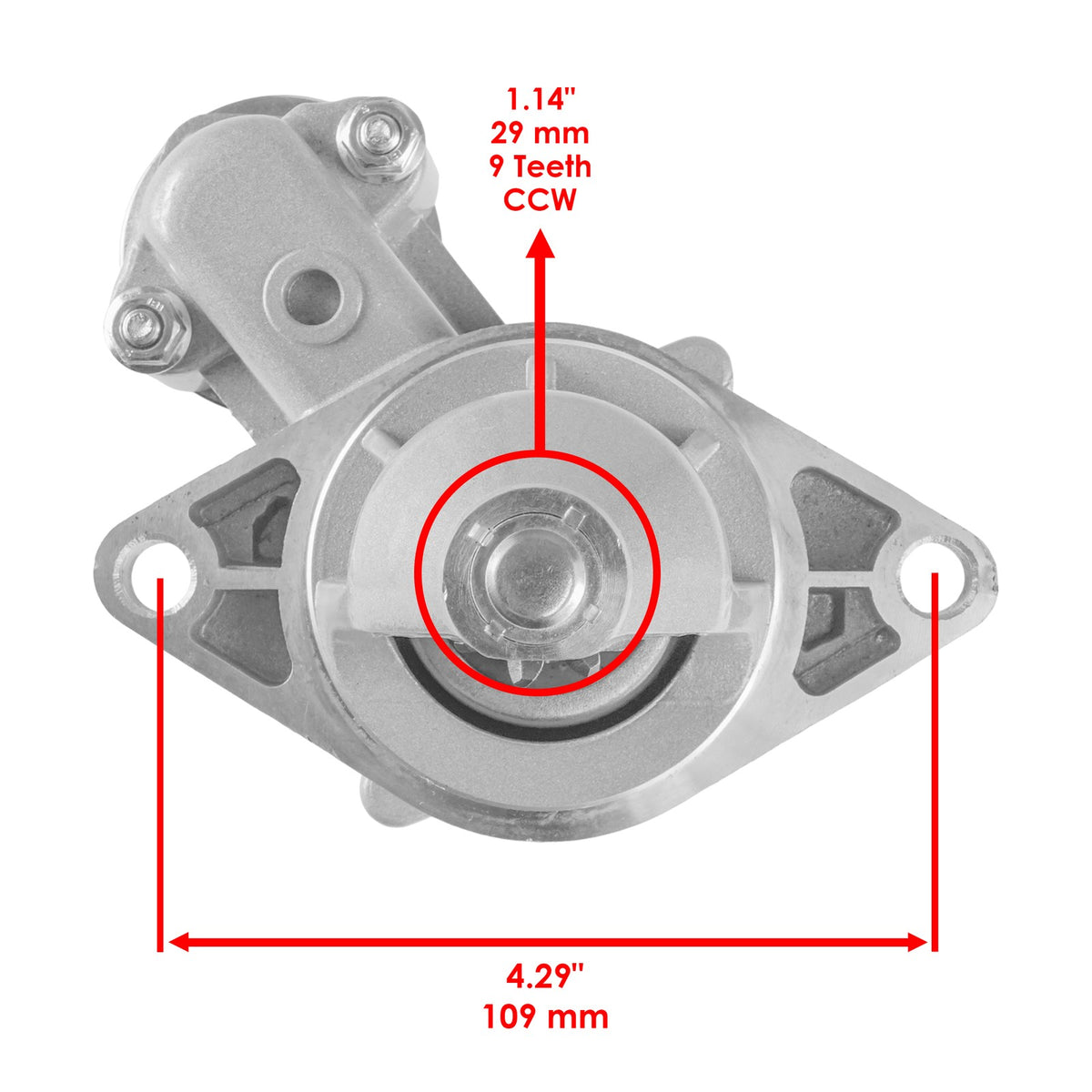 Starter Replacement for John Deere 285 320 345 F725 2243 for Kawasaki (1999–2013)